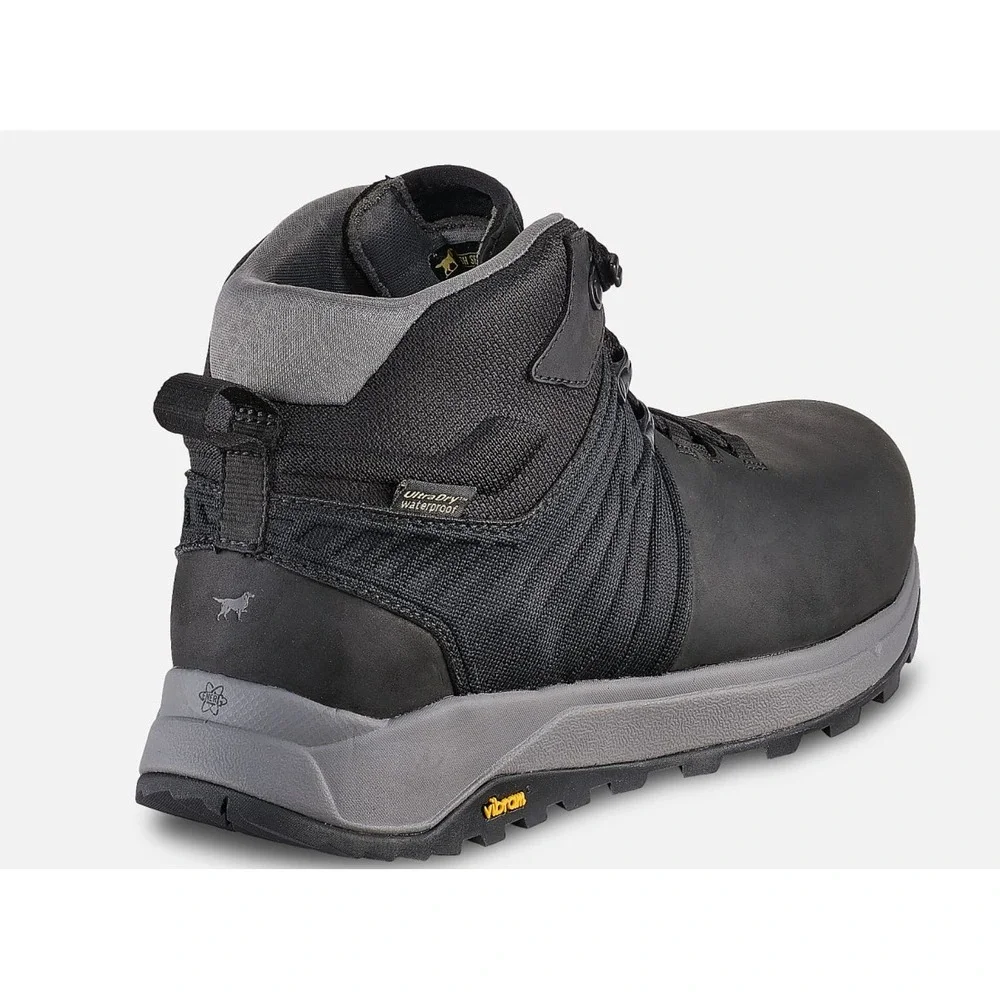 Irish‎ Setter Cascade Mens 5-Inch Waterproof Leather Safety Toe Boot Black 8.5 M
